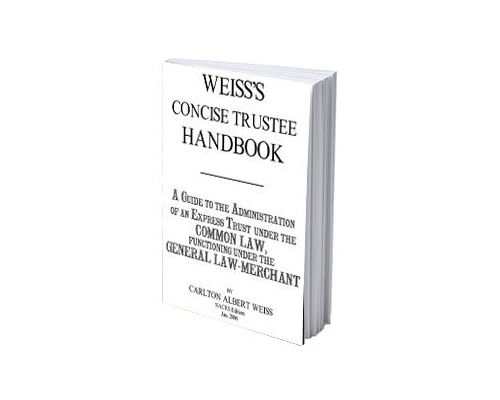 Weiss's Concise Trustee Handbook