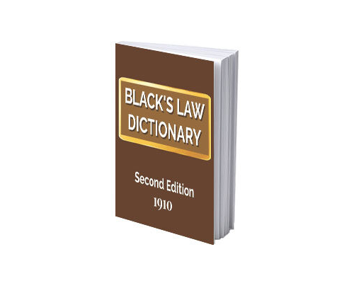 Blacks Law Dictionary, 2nd Edition